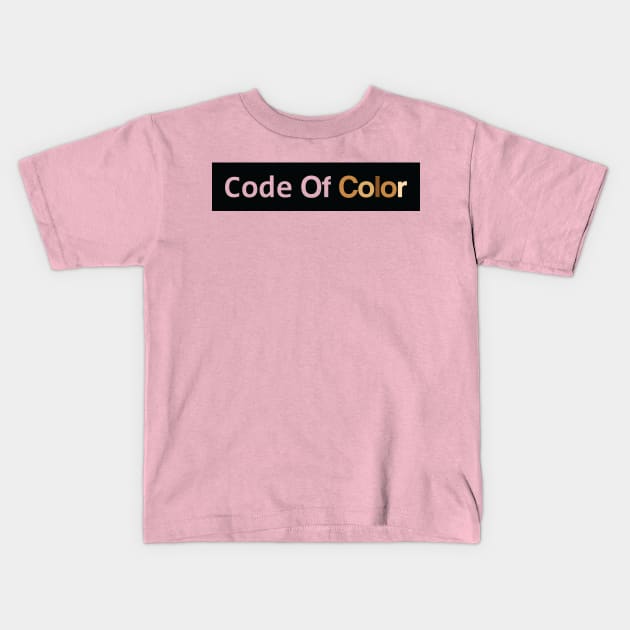Code of Color: Human Spectrum Edition Kids T-Shirt by IdeationLab